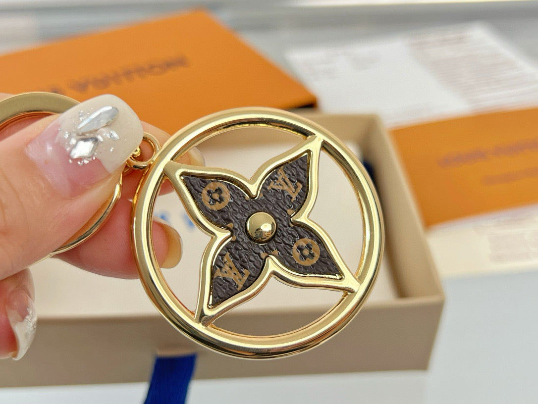 Louis Vuitton Puzzle Flower Monogram Key Ring