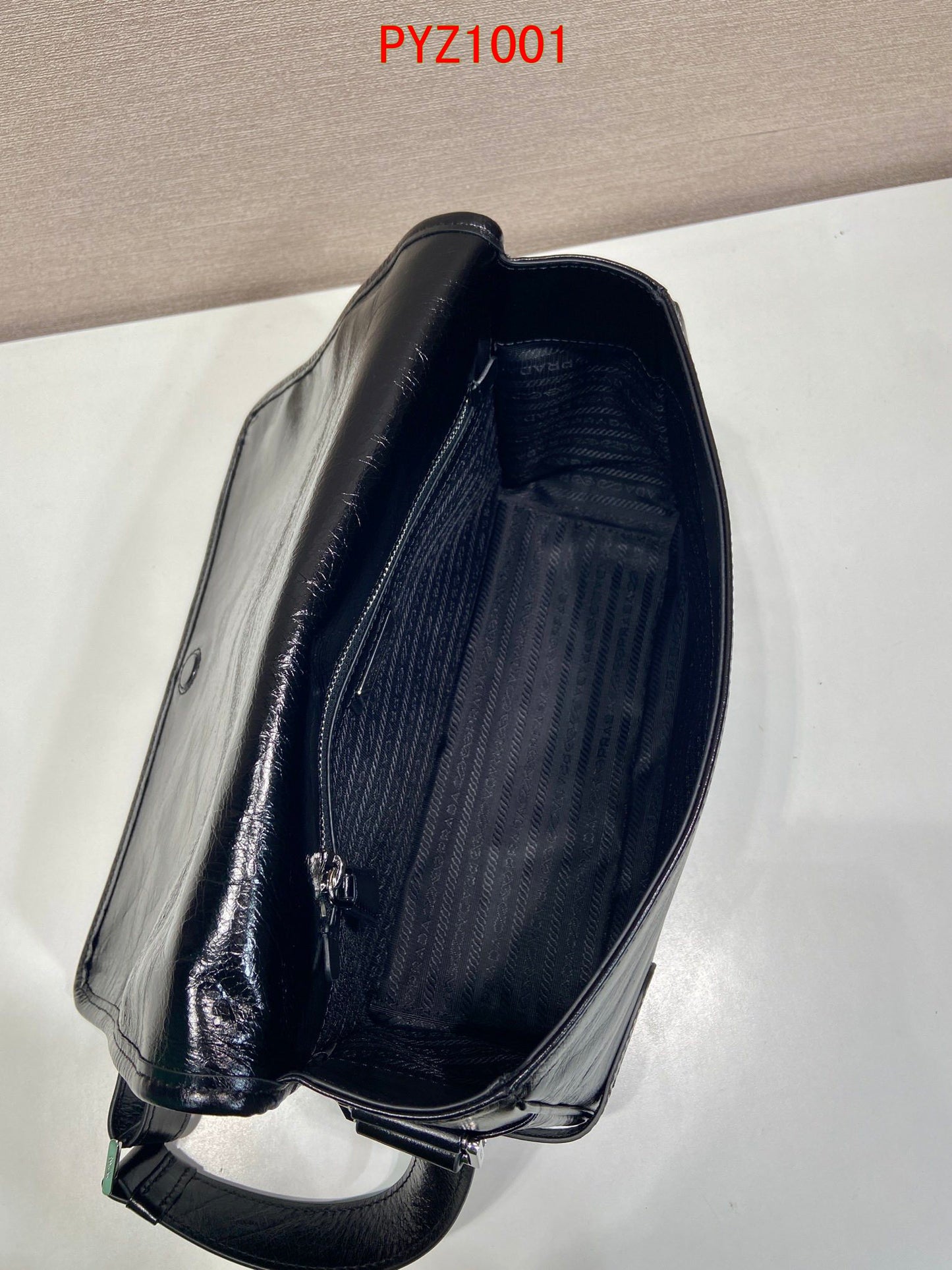 Prada Black leather shoulder bag