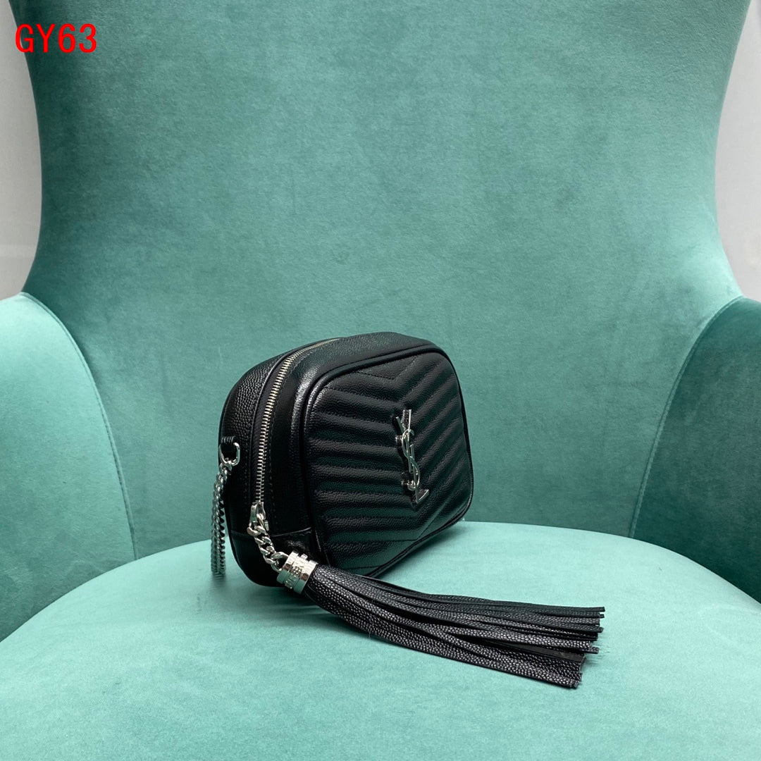 YSL Lou Mini Quilted Leather