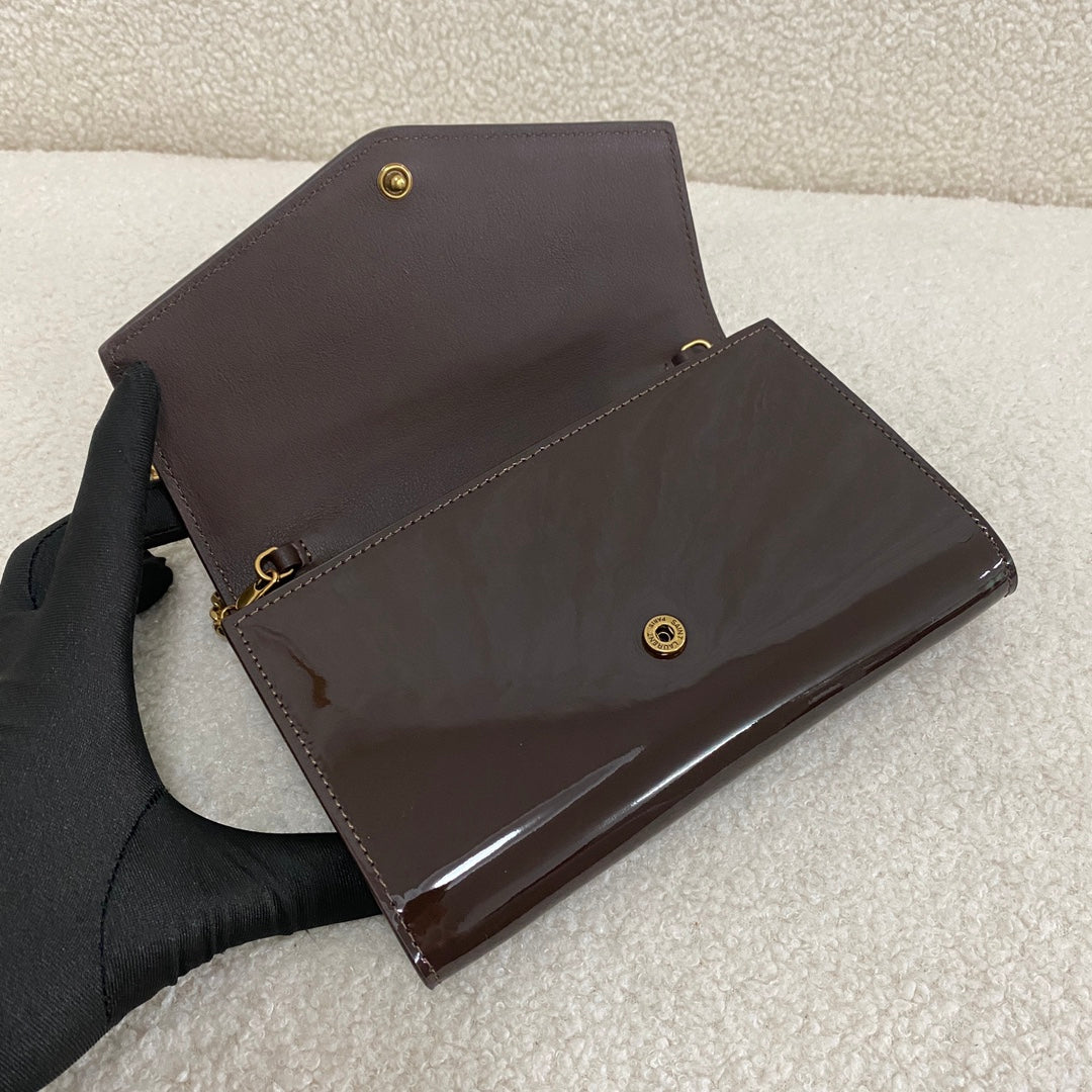 YSL Uptown bag patent leather