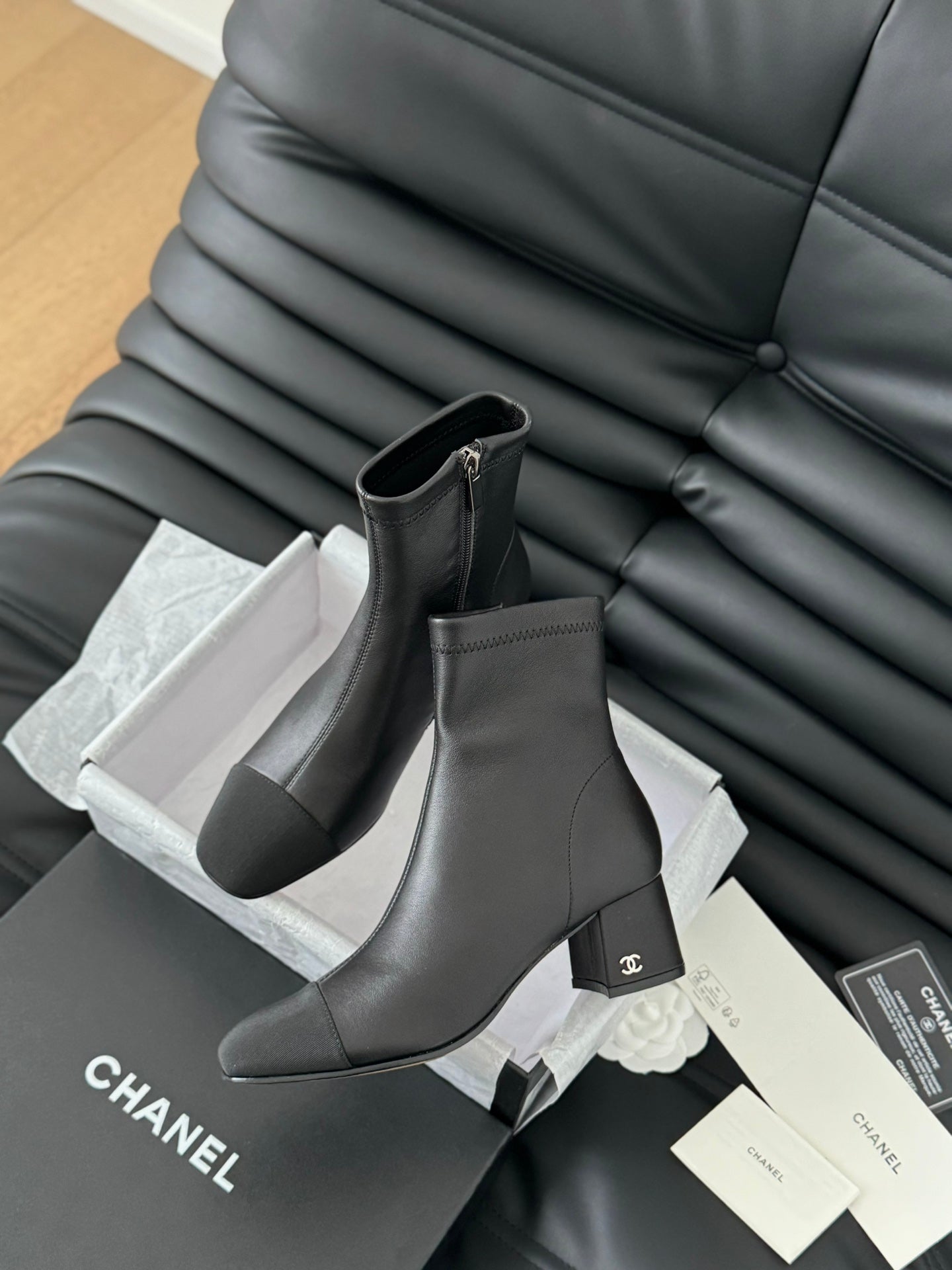 Chanel Leather Boots
