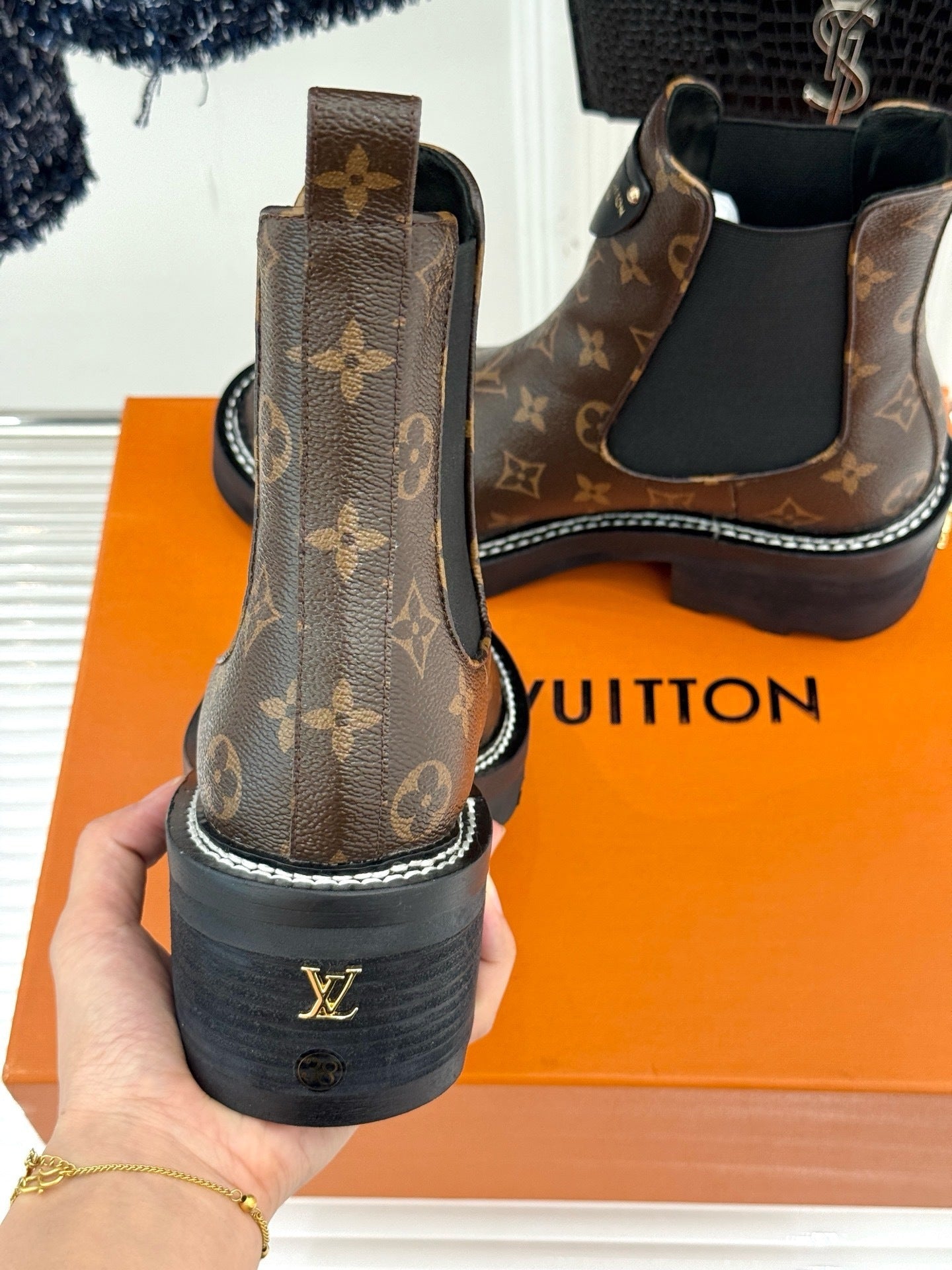 Louis Vuitton leather Boots