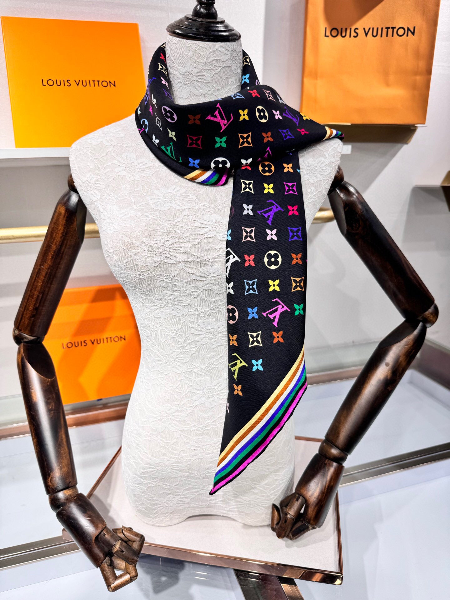 Louis Vuitton LV x TM Monogram Multicolor Square 90