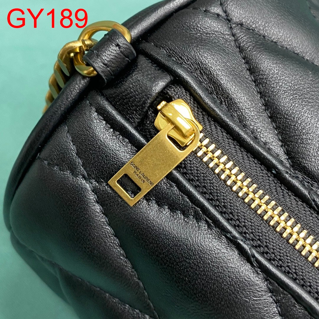 YSL Sade quilted tube bag