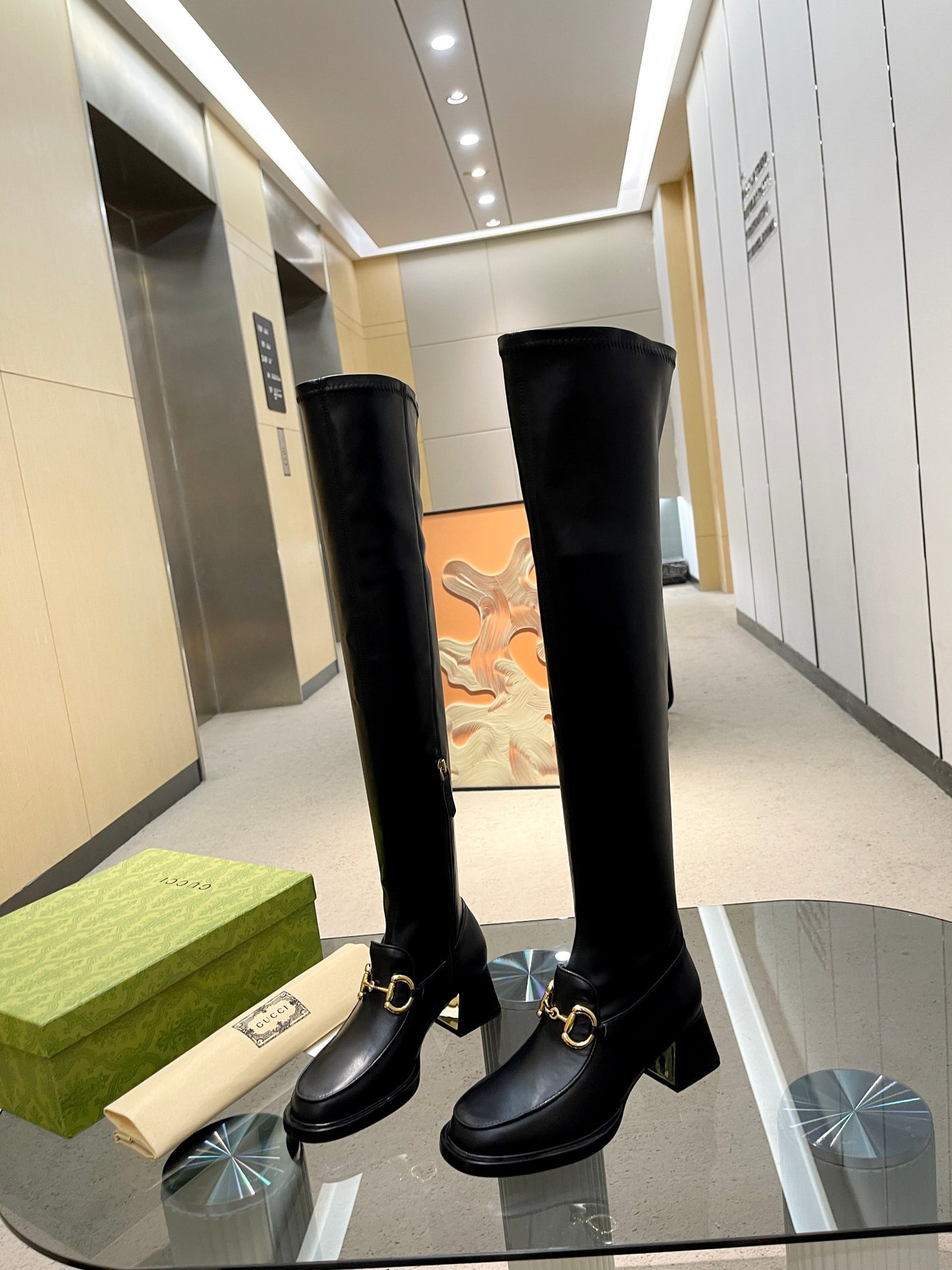 Gucci Long Leather Boots