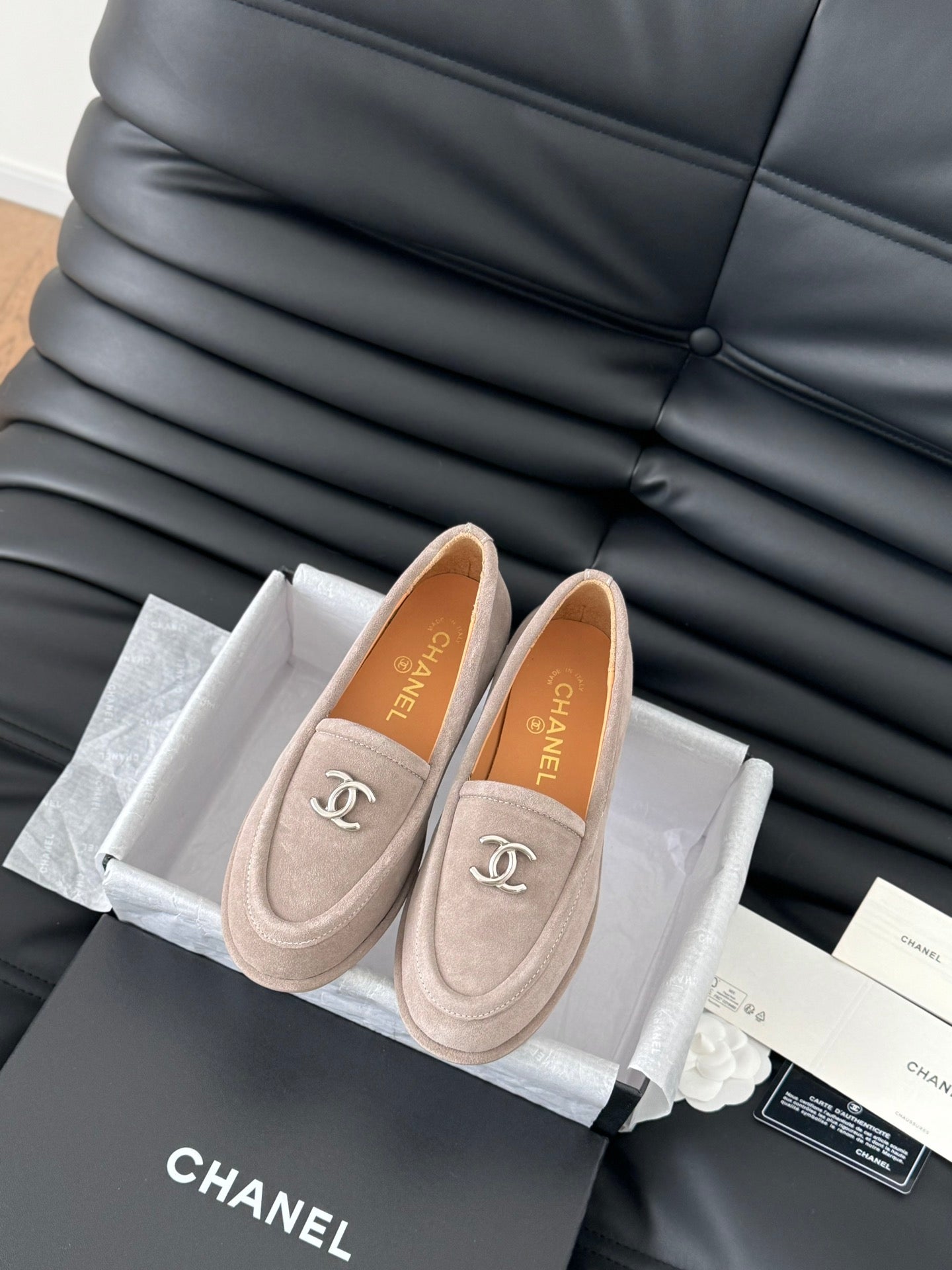 Chanel Suede Flats