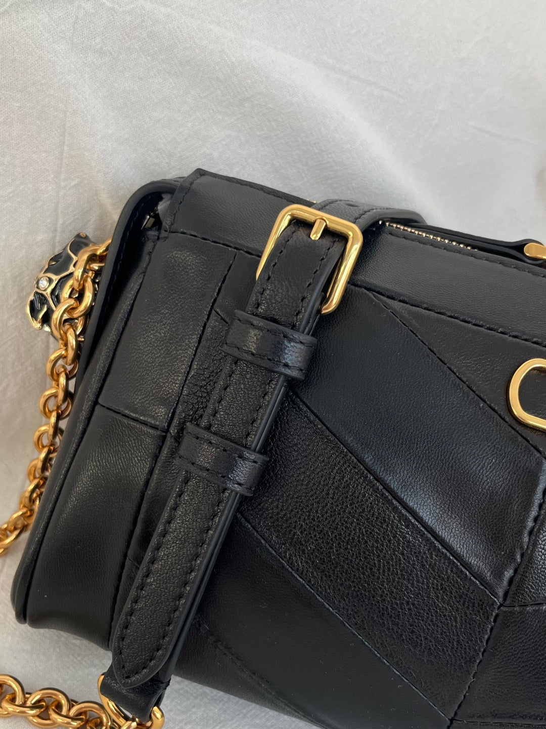 Valentino Panthea leather shoulder bag