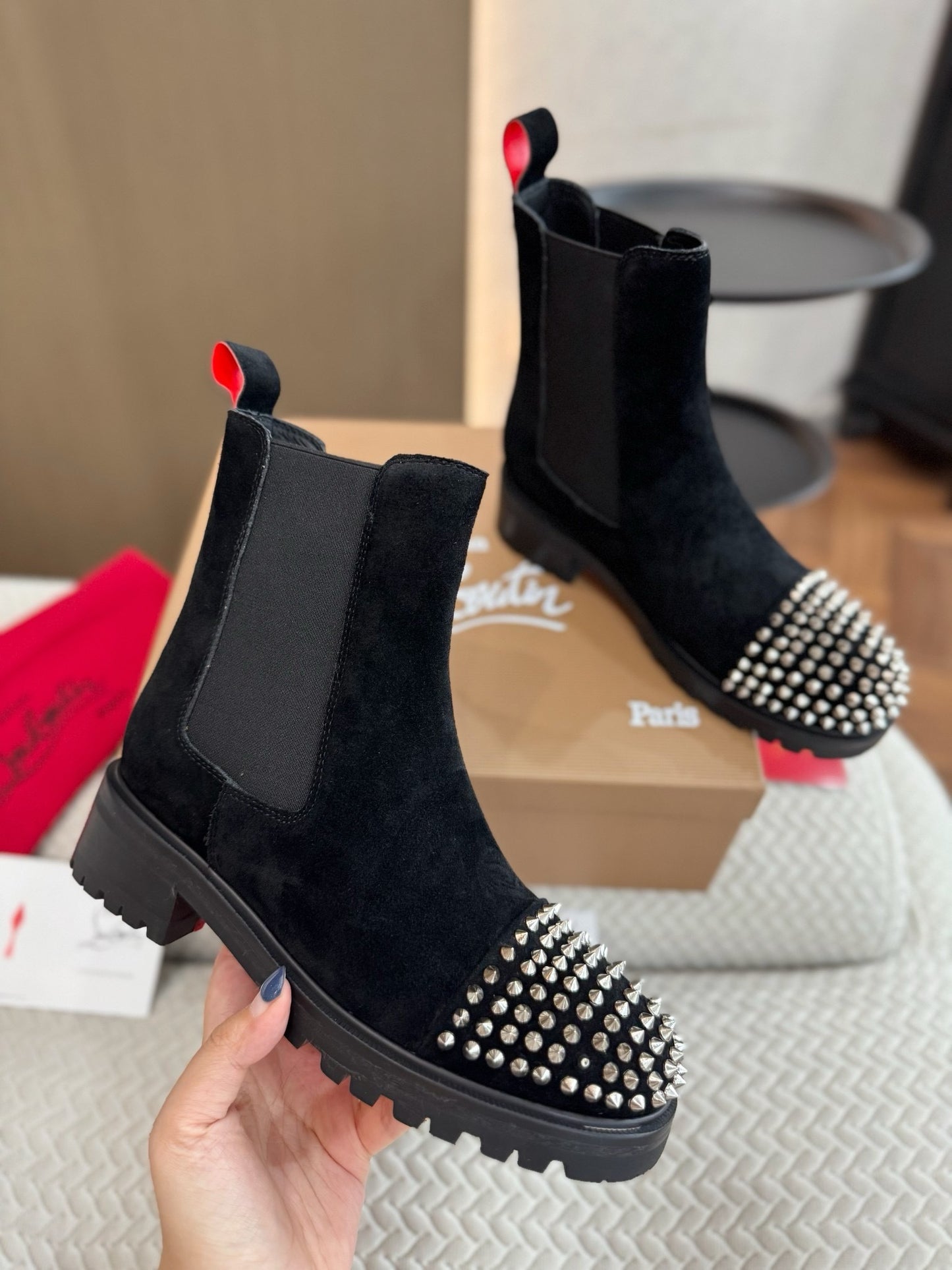 Christian Louboutin CL Suede Boots