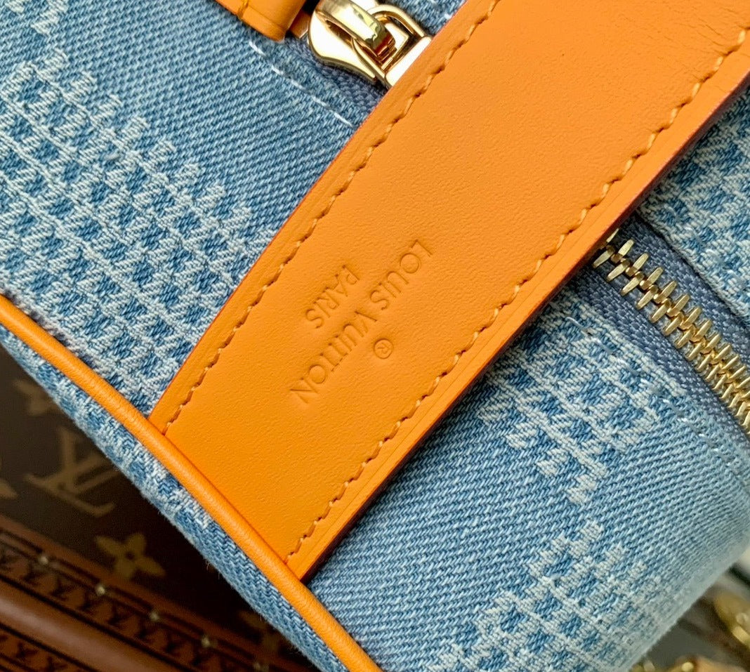 Louis Vuitton Locker Dopp Kit Monogram Eclipse
