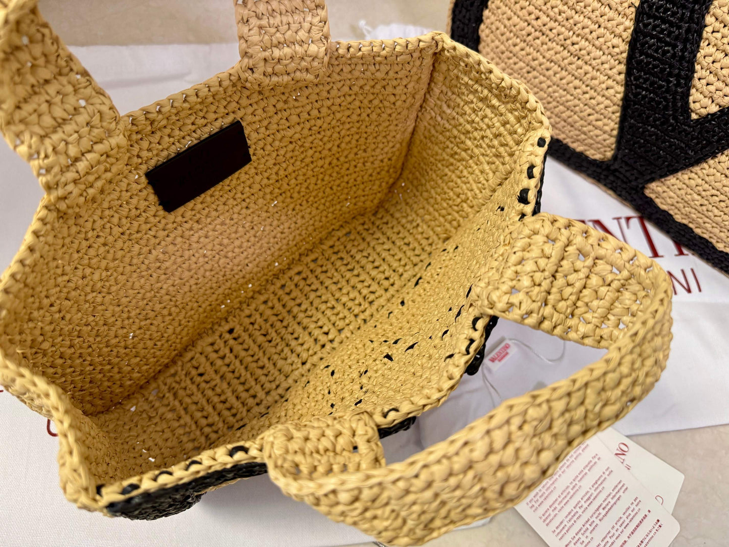 Valentino Garavani Straw Tote Shopper bag