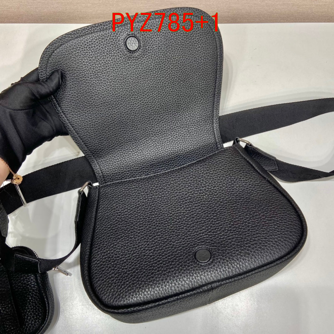 Prada leather shoulder bag