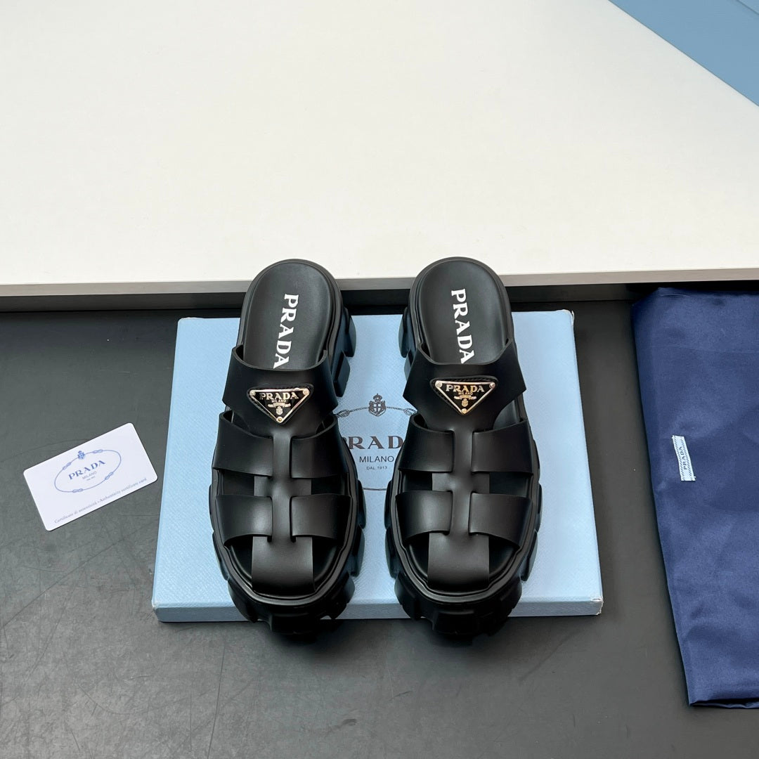 Prada Rubber Mules