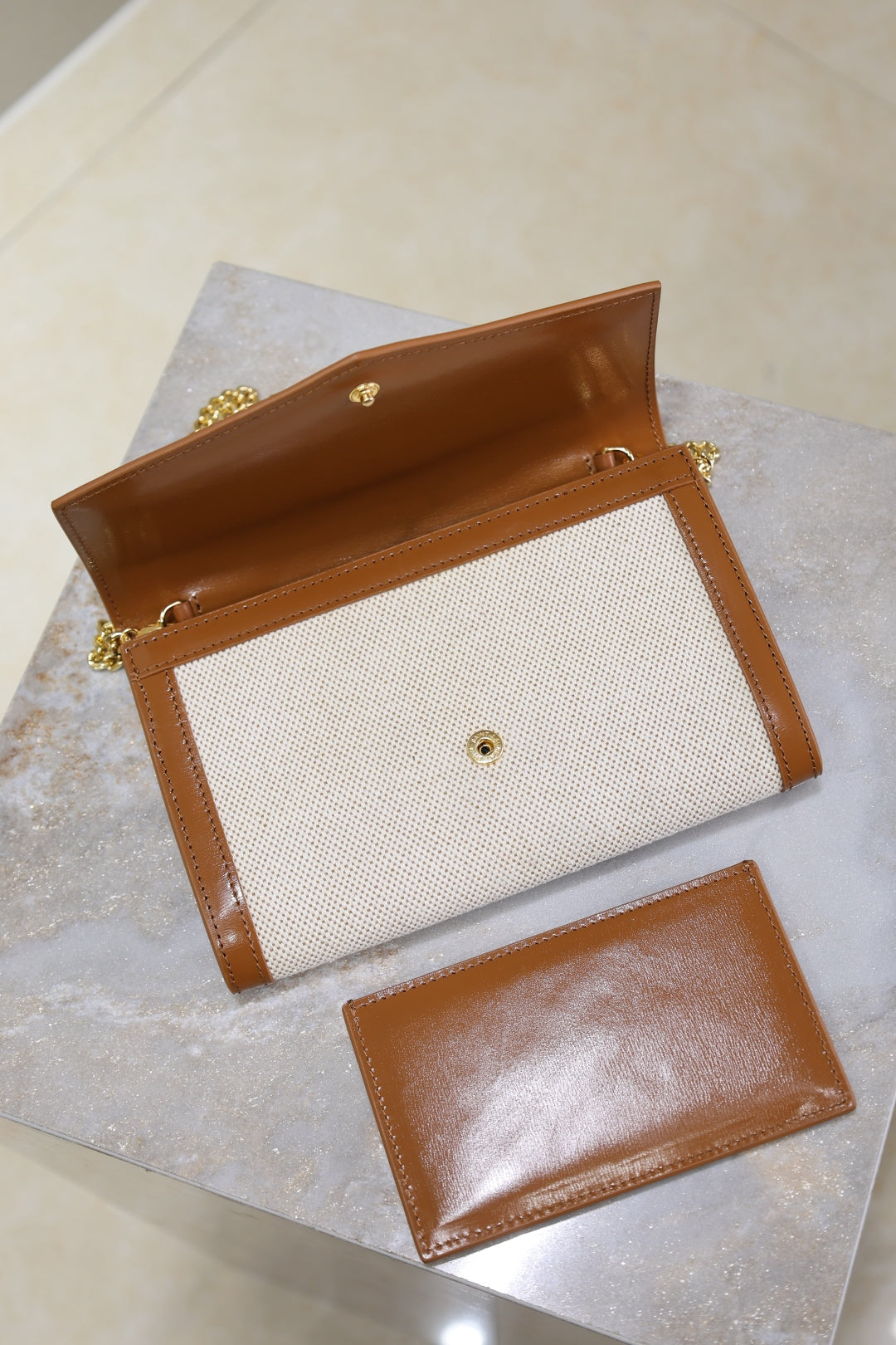 YSL Uptown Raffia bag