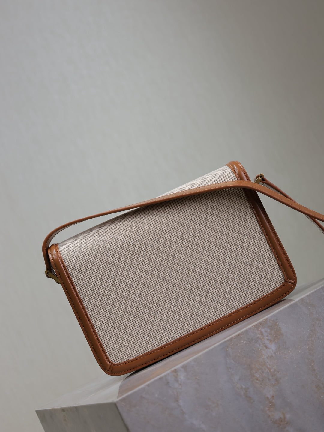 YSL Solferino raffia/leather bag