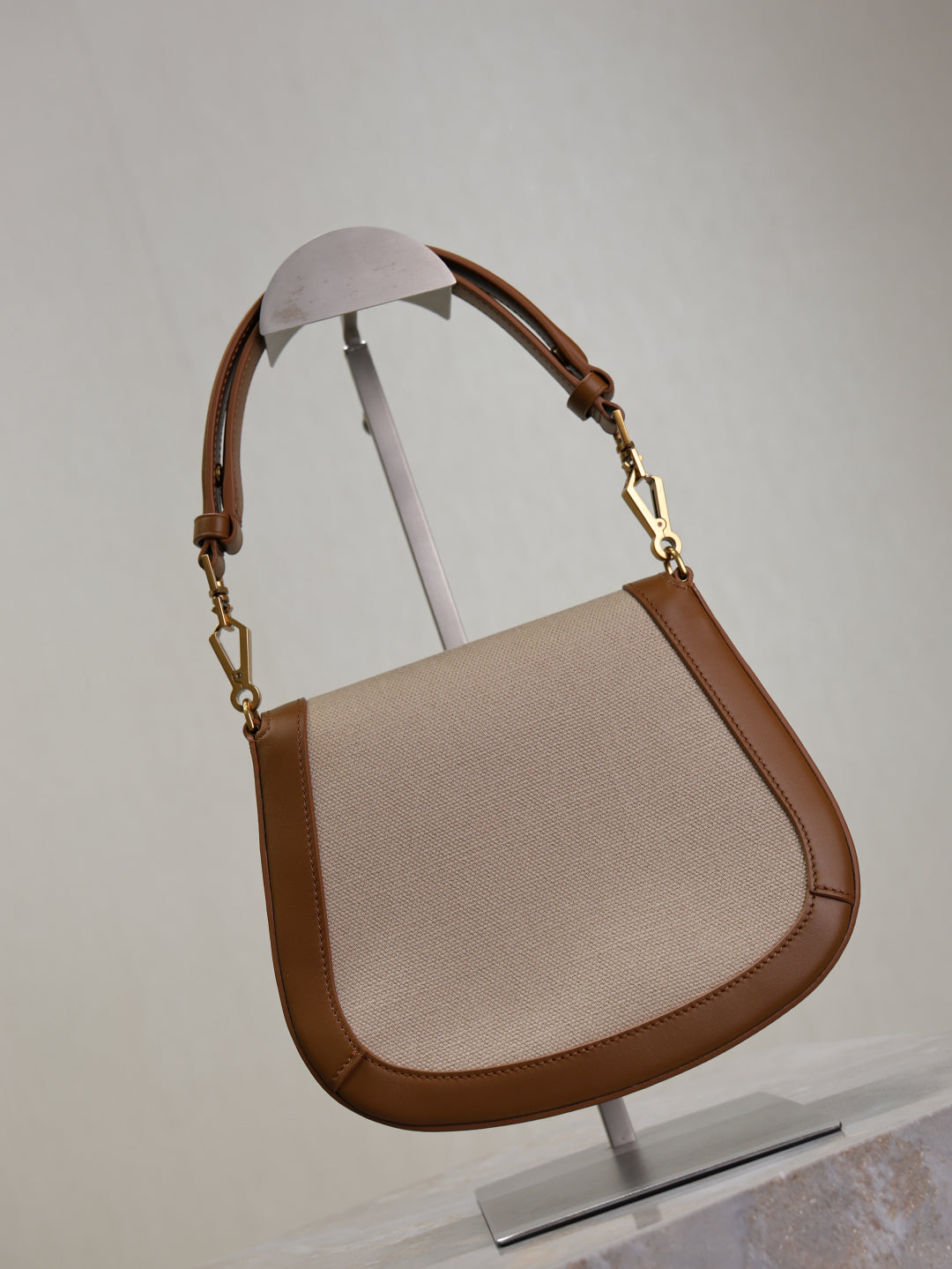 YSL Voltaire Top handle bag canvas