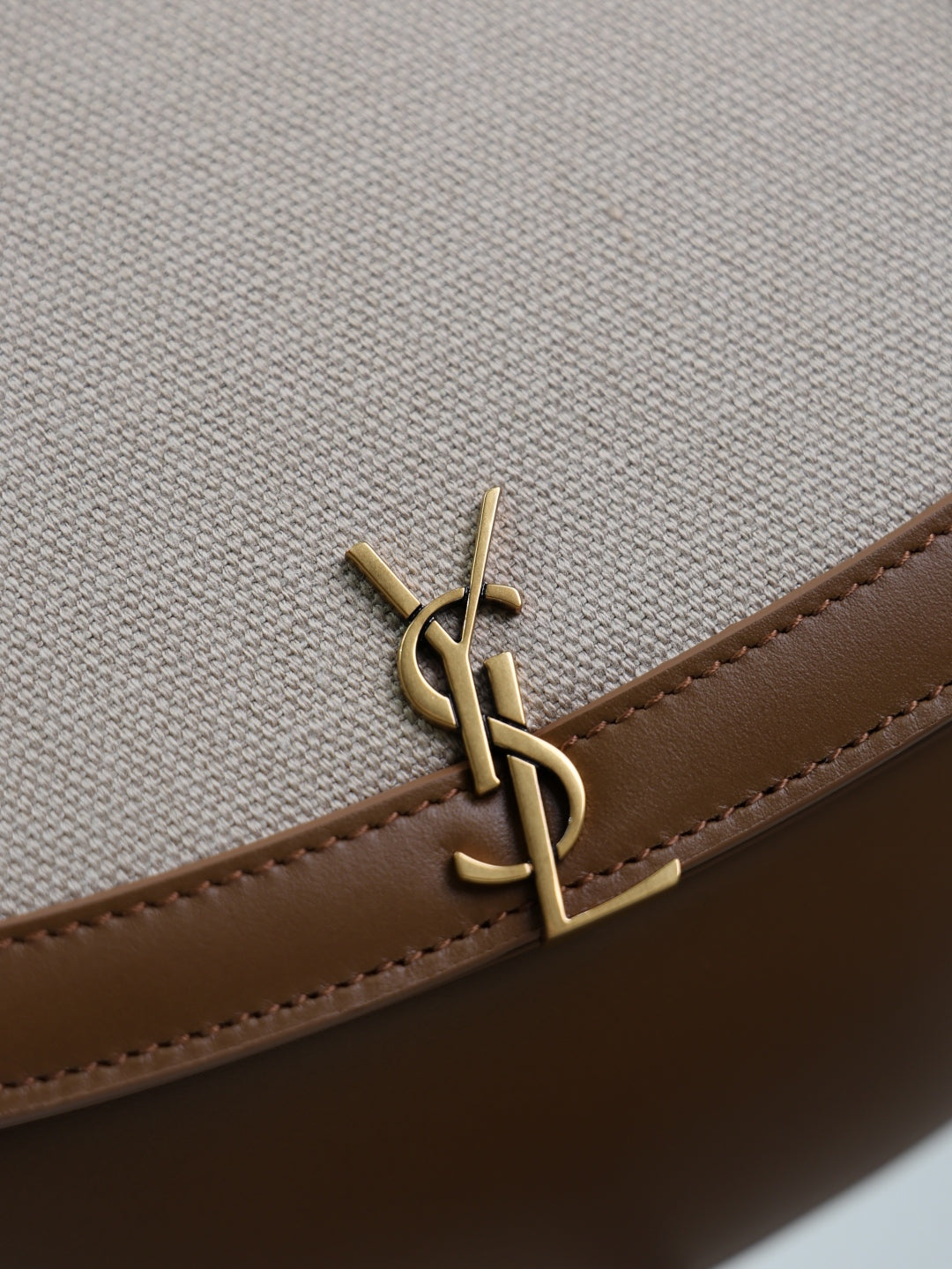 YSL Voltaire Top handle bag canvas