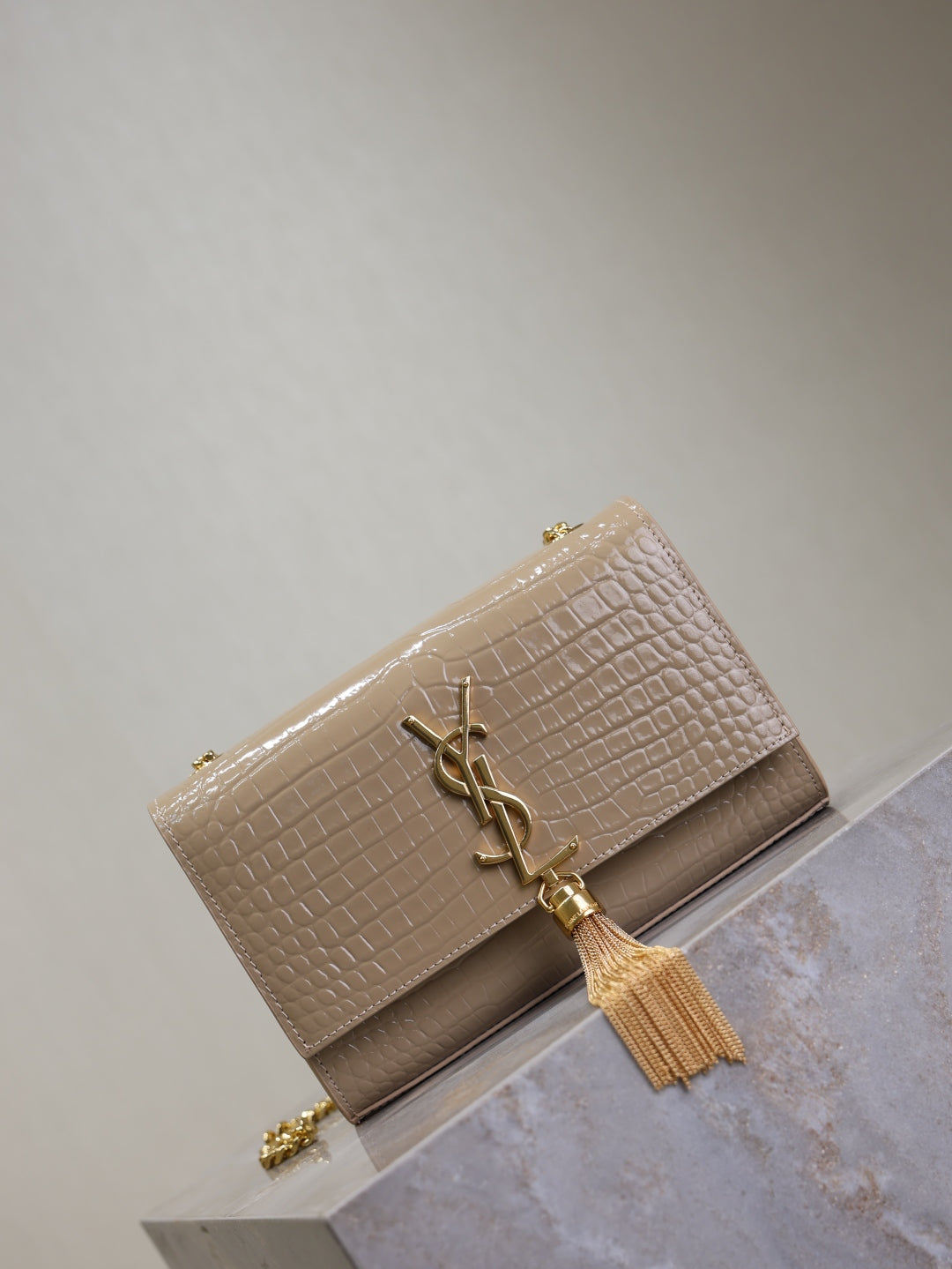 YSL Kate 20 Crocodile bag
