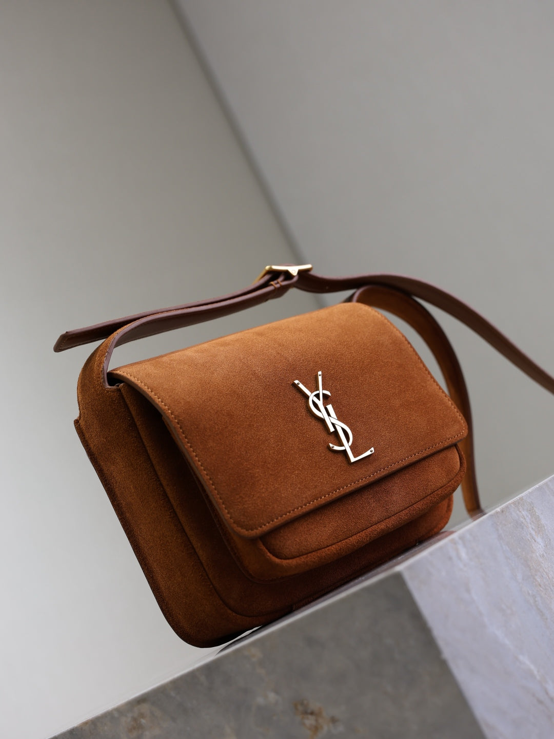 YSL Niki baby suede bag