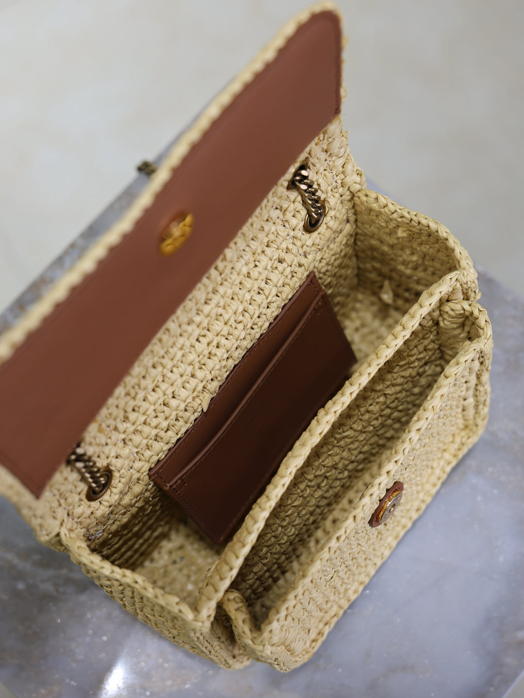 YSL Niki Mini Straw bag