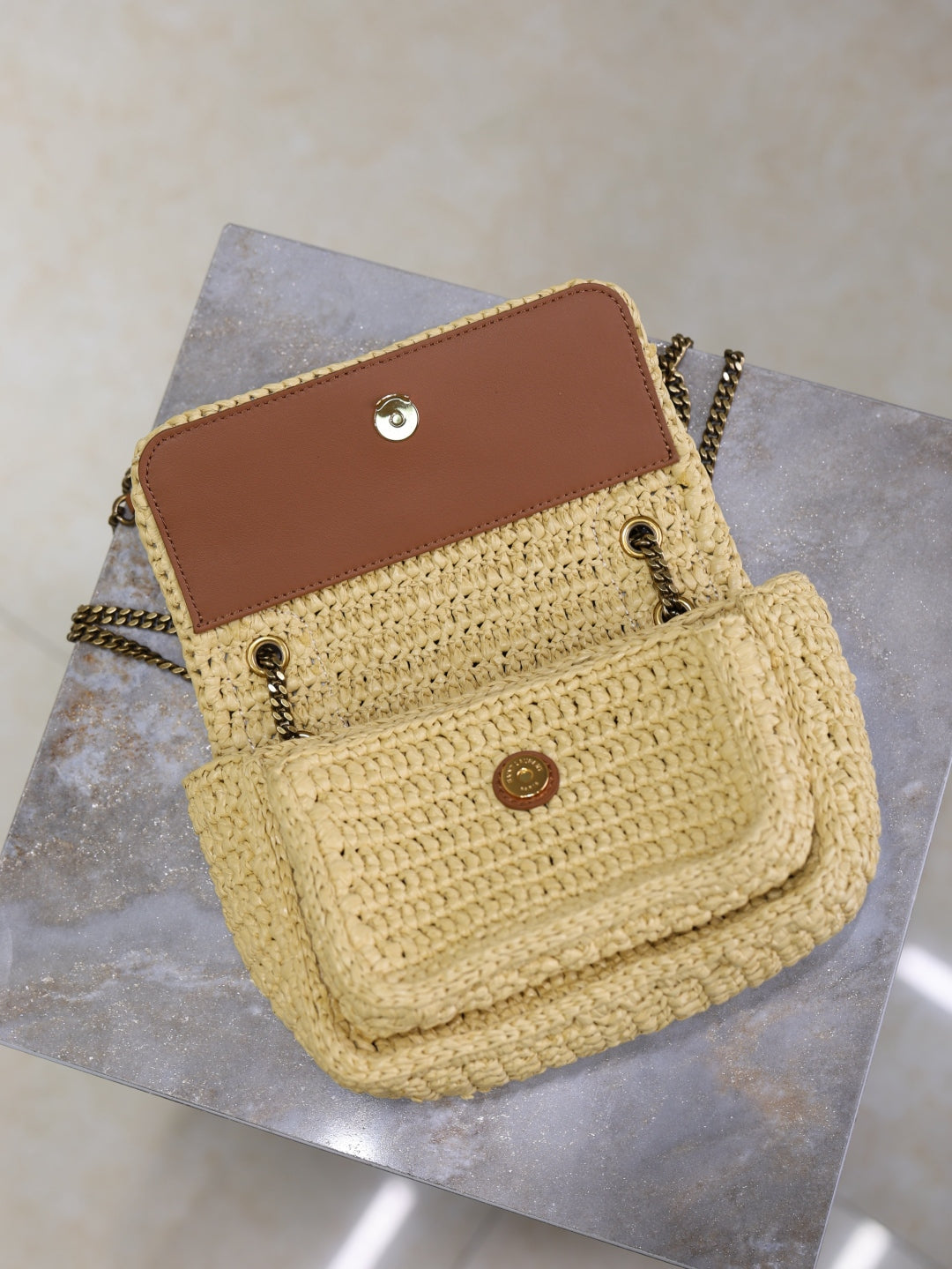 YSL Niki Mini Straw bag