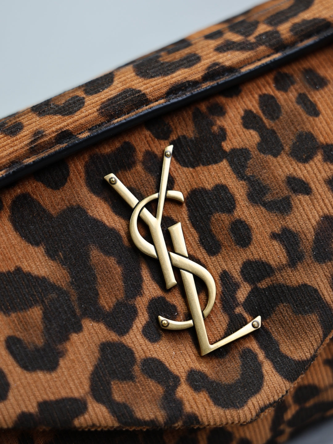 YSL Calypso in leopard print