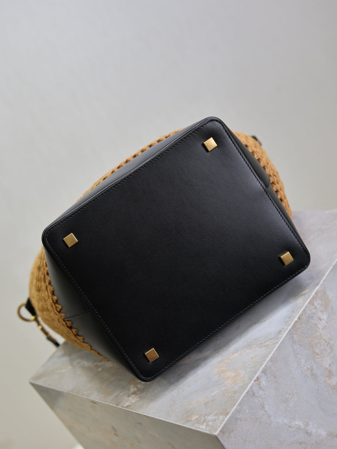 YSL Le 37 straw bag