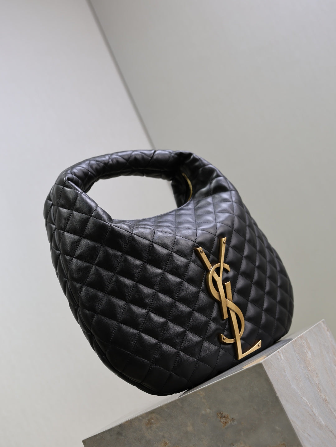 YSL Icare Hobo leather bag