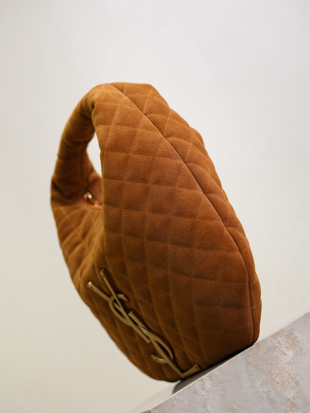 YSL Icare Hobo suede bag
