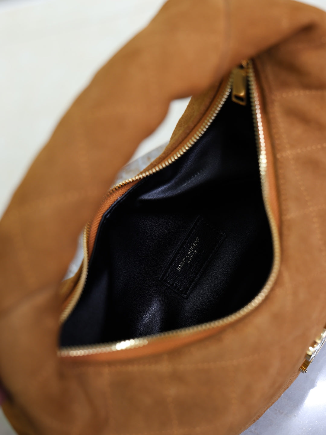 YSL Icare baby suede bag