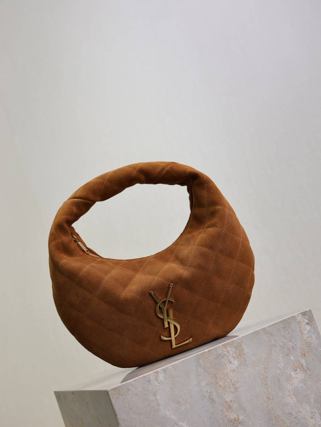 YSL Icare baby suede bag