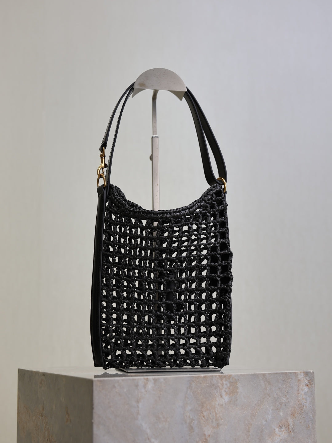 YSL Oxalis Mini straw bag