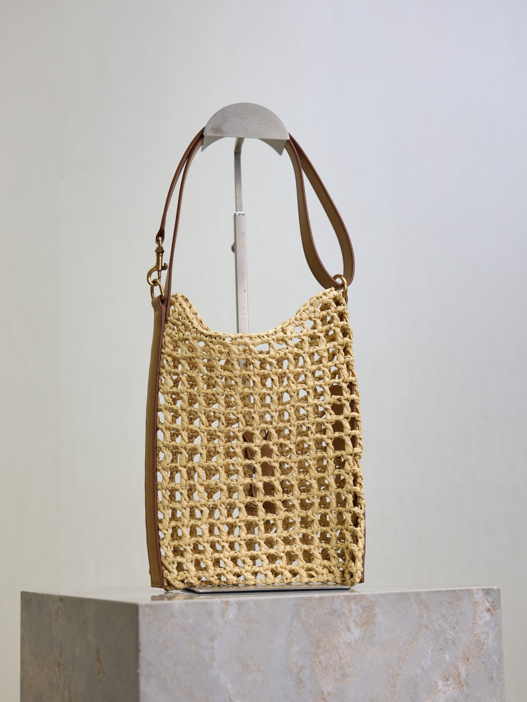 YSL Oxalis Mini straw bag