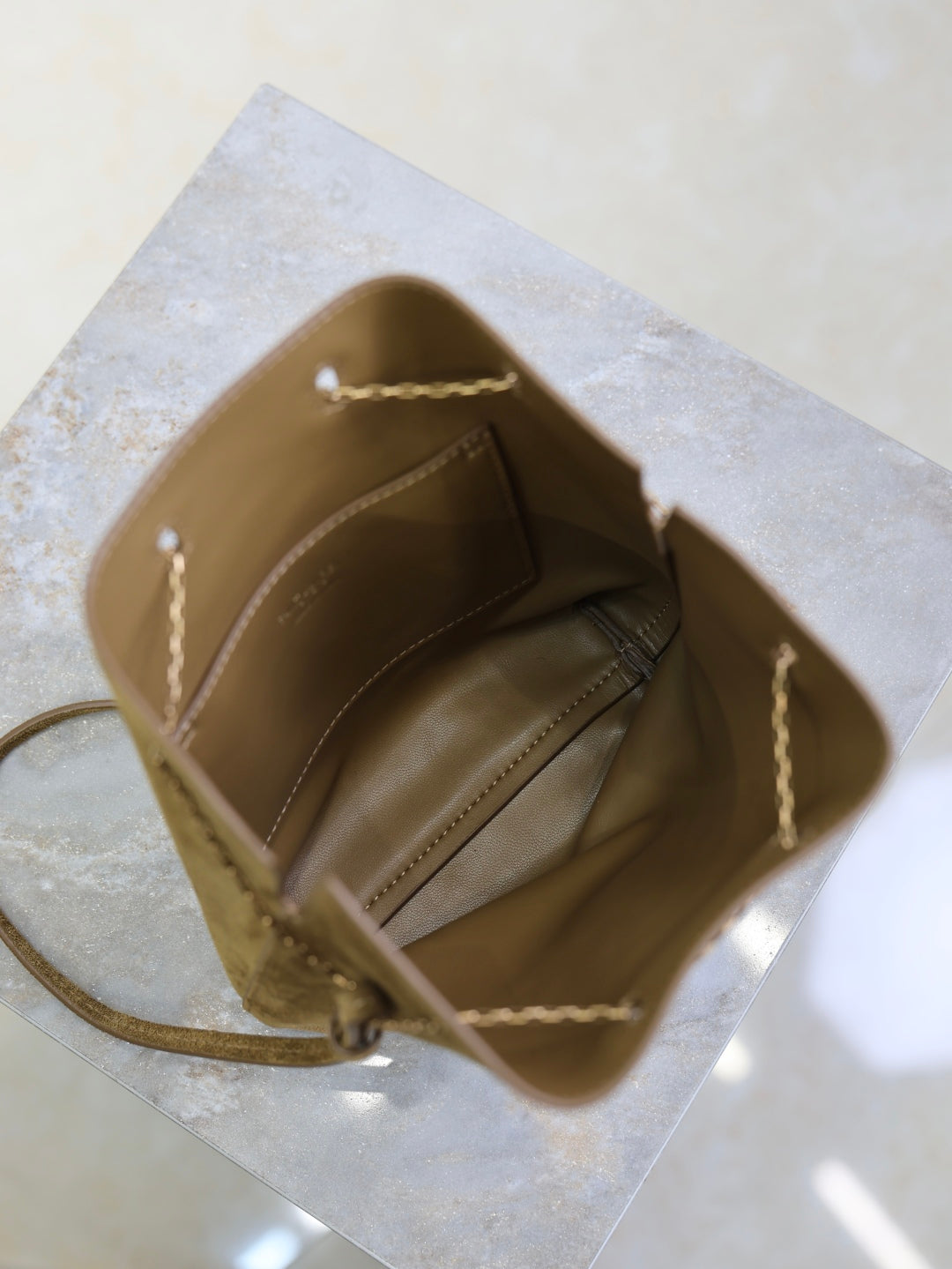 YSL Pochon in suede