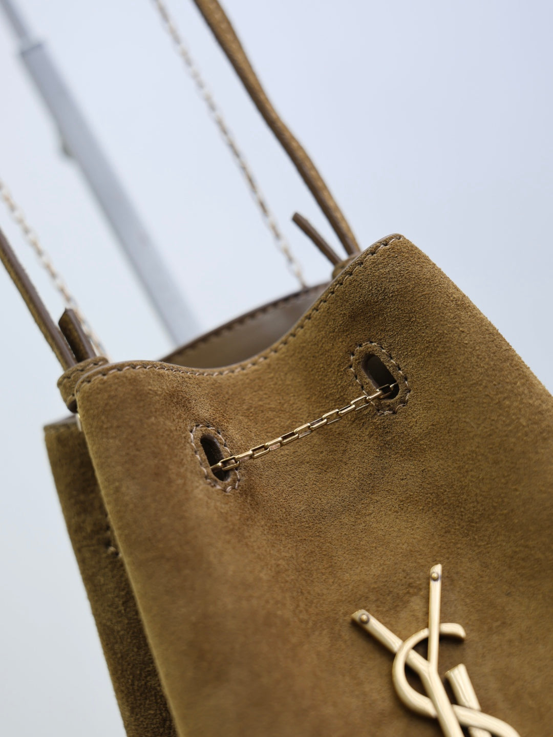 YSL Pochon in suede