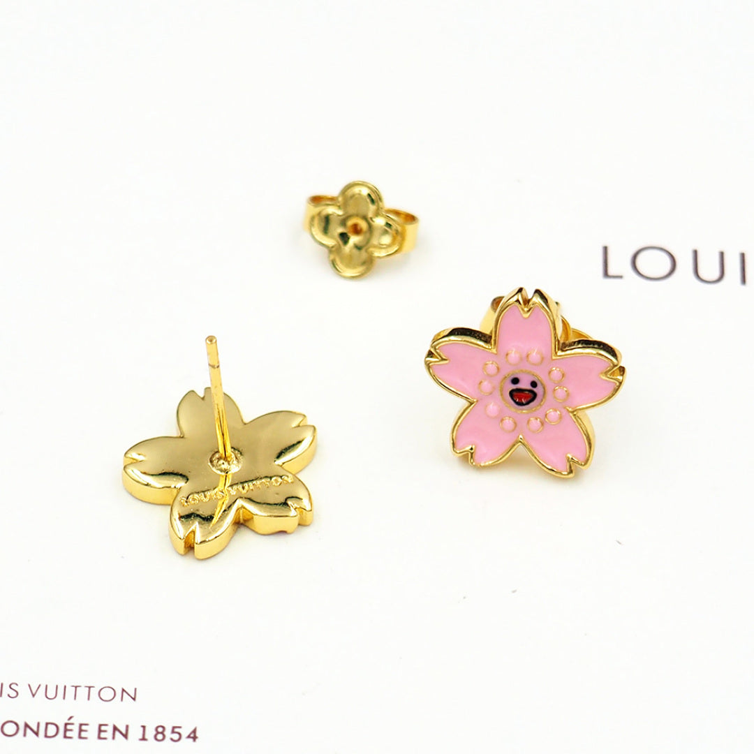 Louis Vuitton Earrings Cherry Blossom
