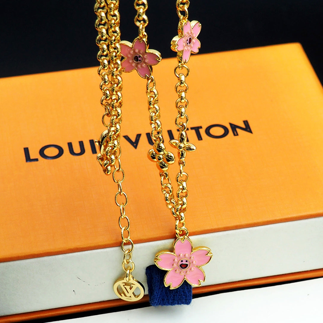 Louis Vuitton Necklace Cherry Blossom