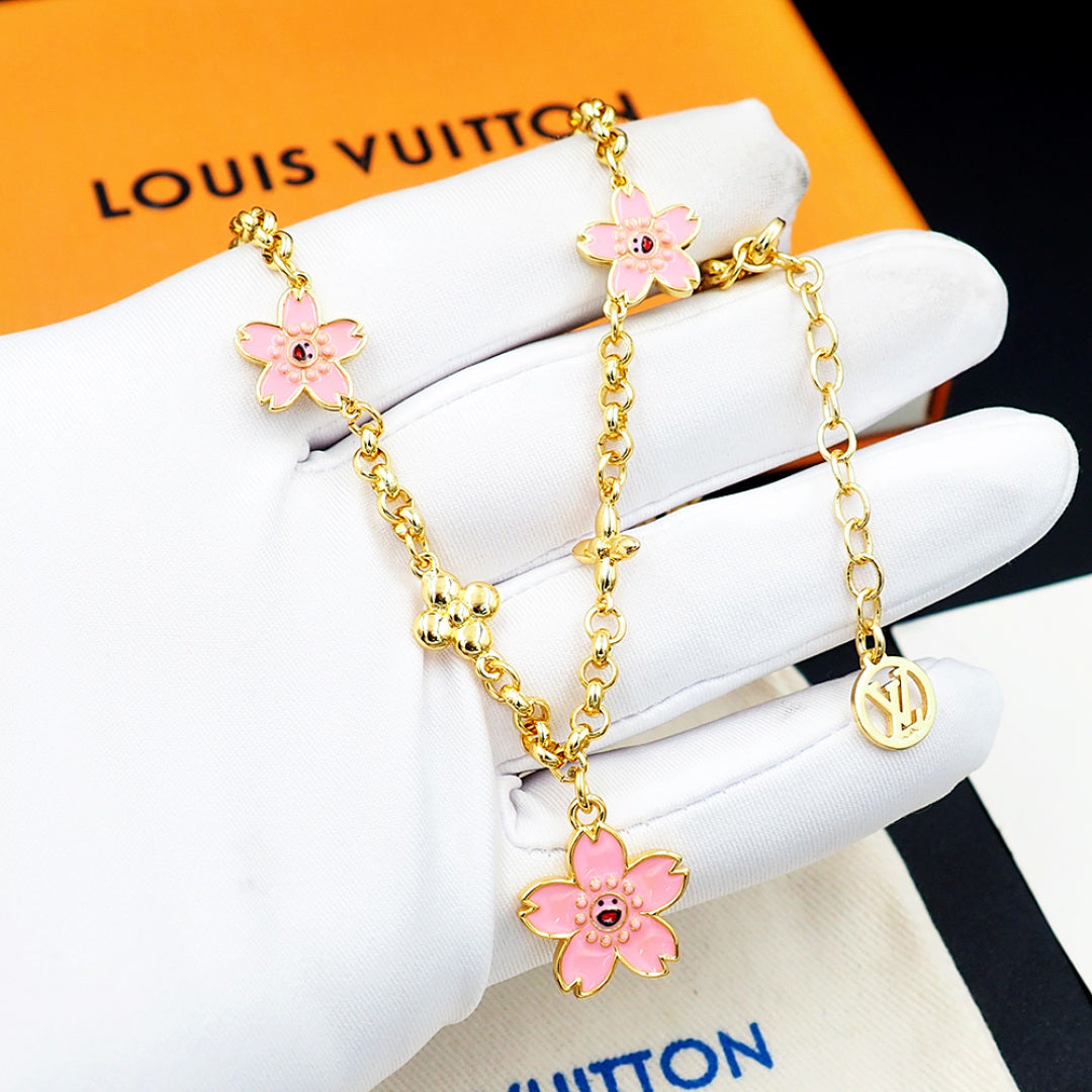Louis Vuitton Necklace Cherry Blossom
