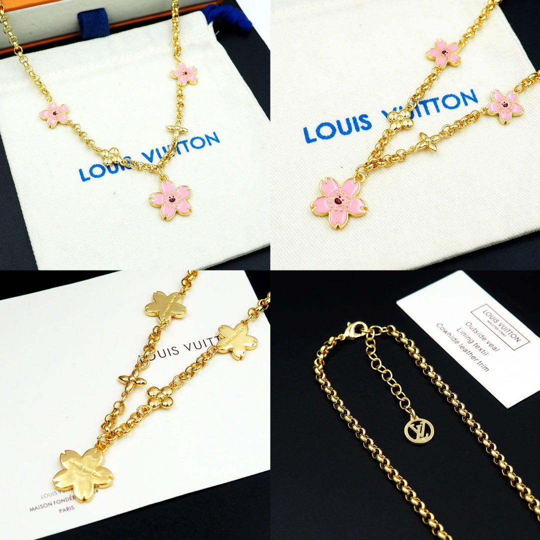Louis Vuitton Necklace Cherry Blossom