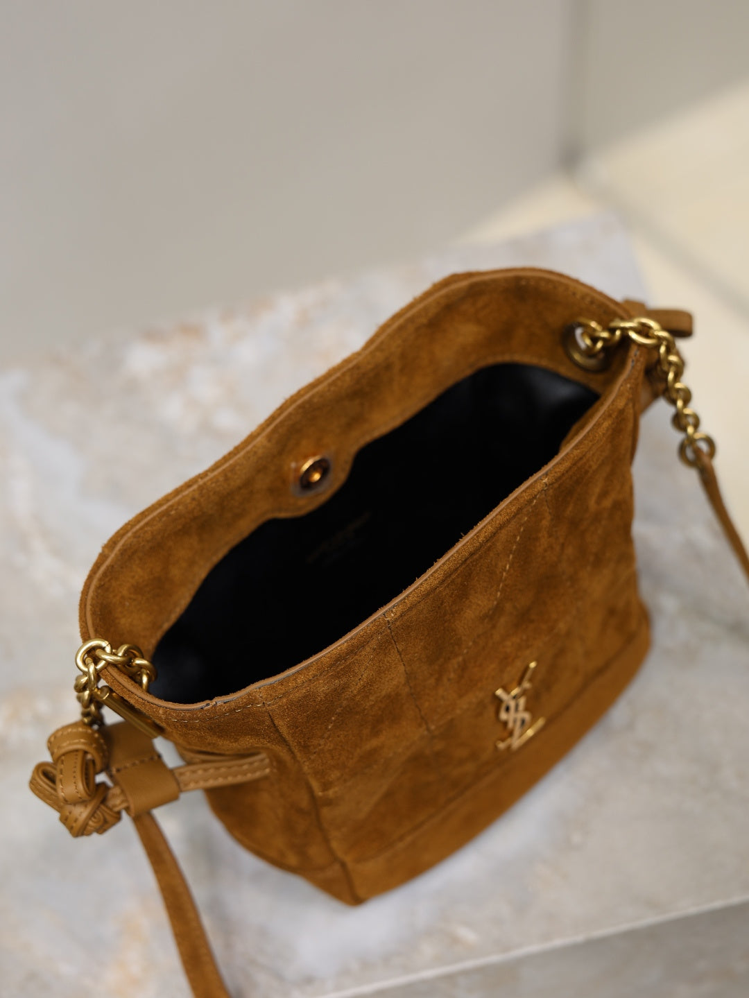 YSL Jamie Bucket suede mini bag