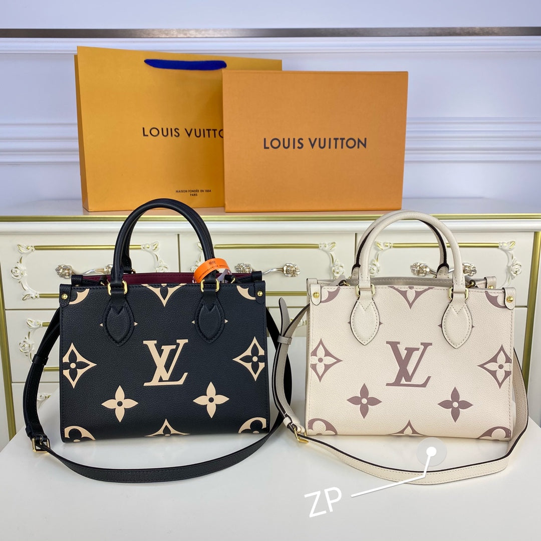 Louis Vuitton Onthego Bicolor PM, MM, GM
