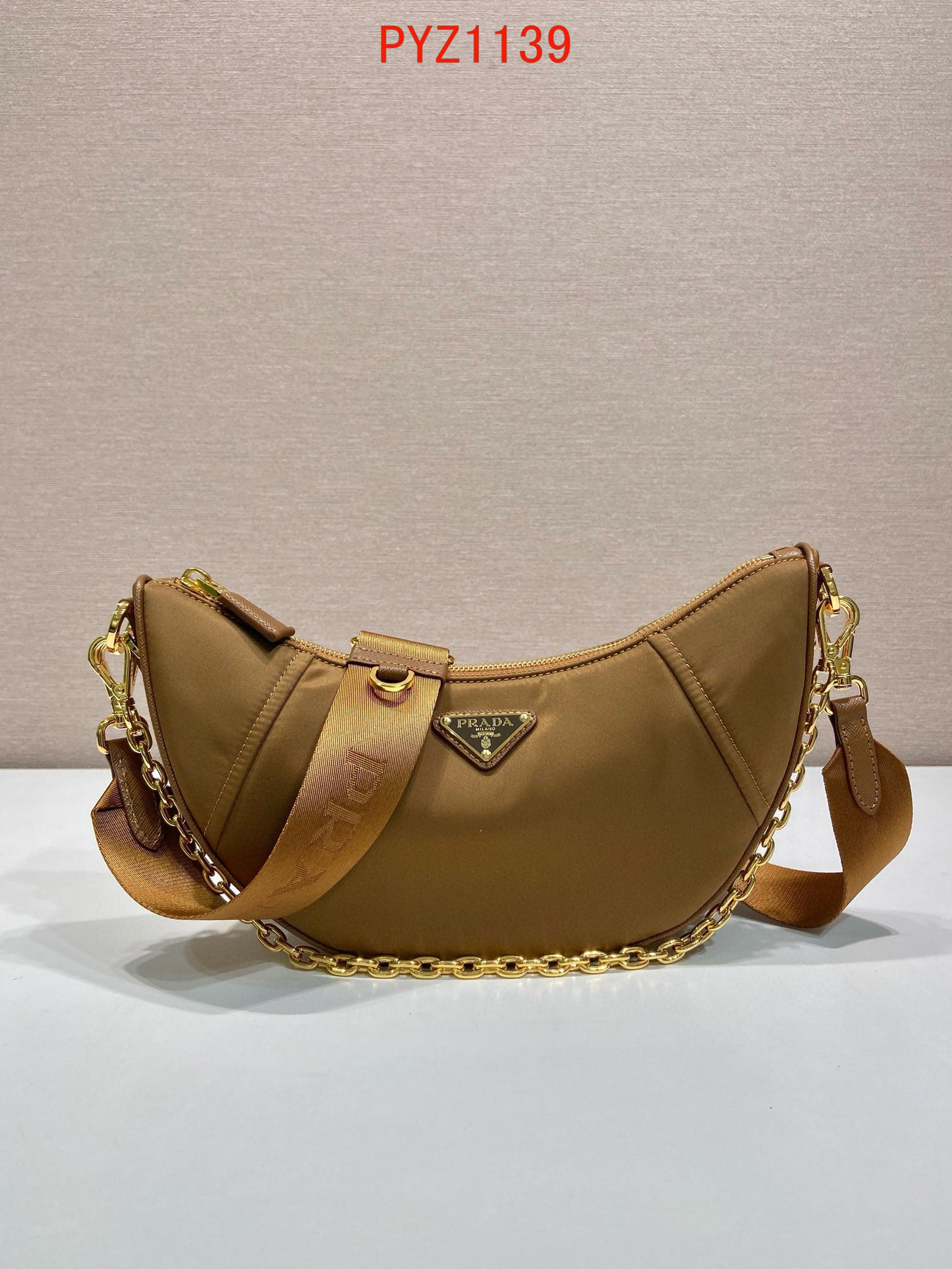Prada Demi-lune Re-Nylon shoulder bag