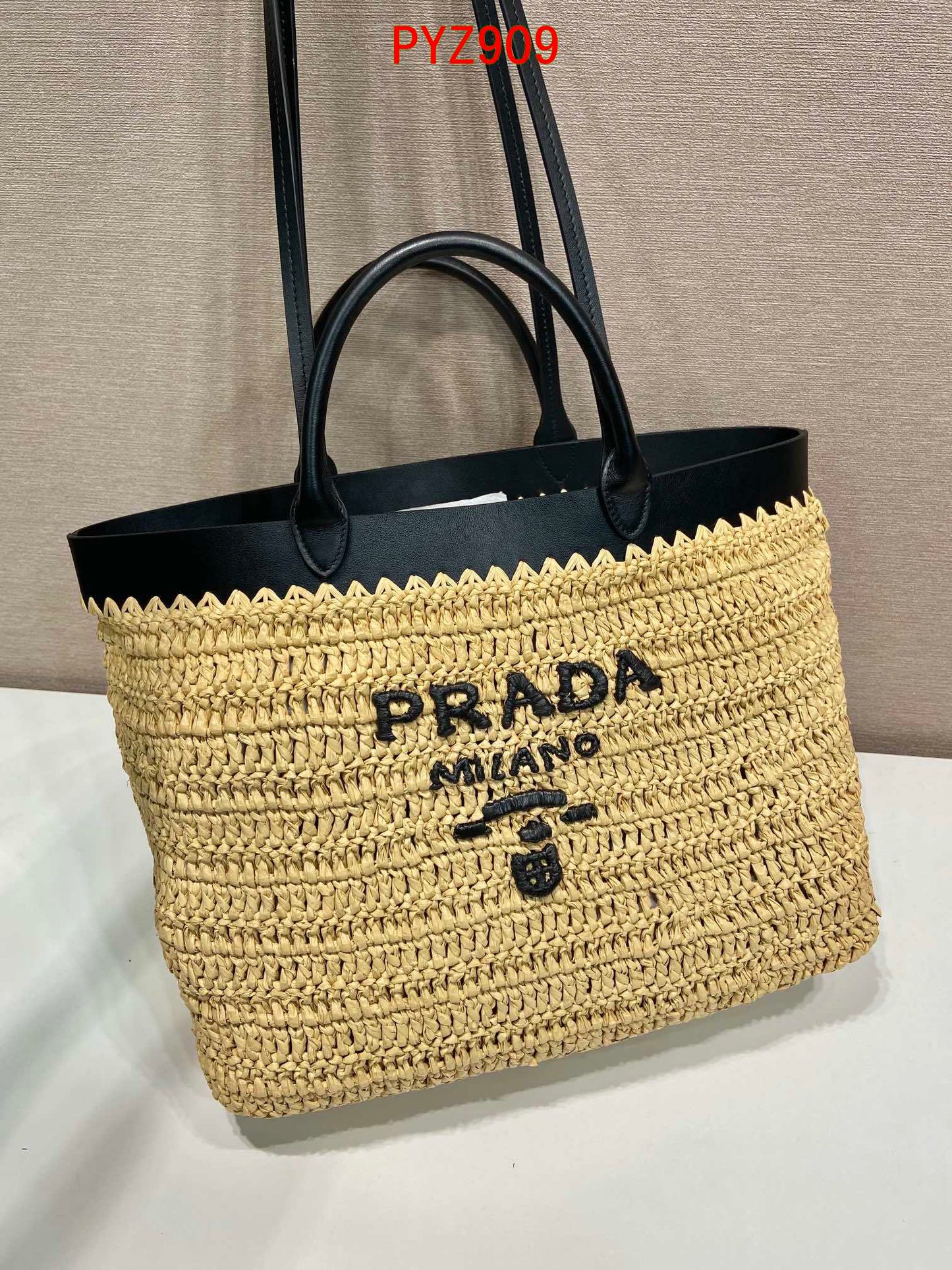 Prada Straw Tote bag in 3 size