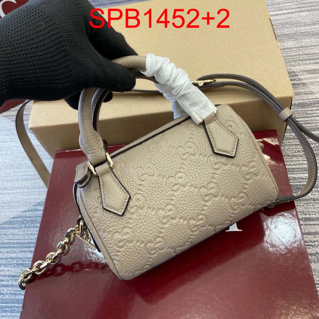GG Emblem mini top handle bag