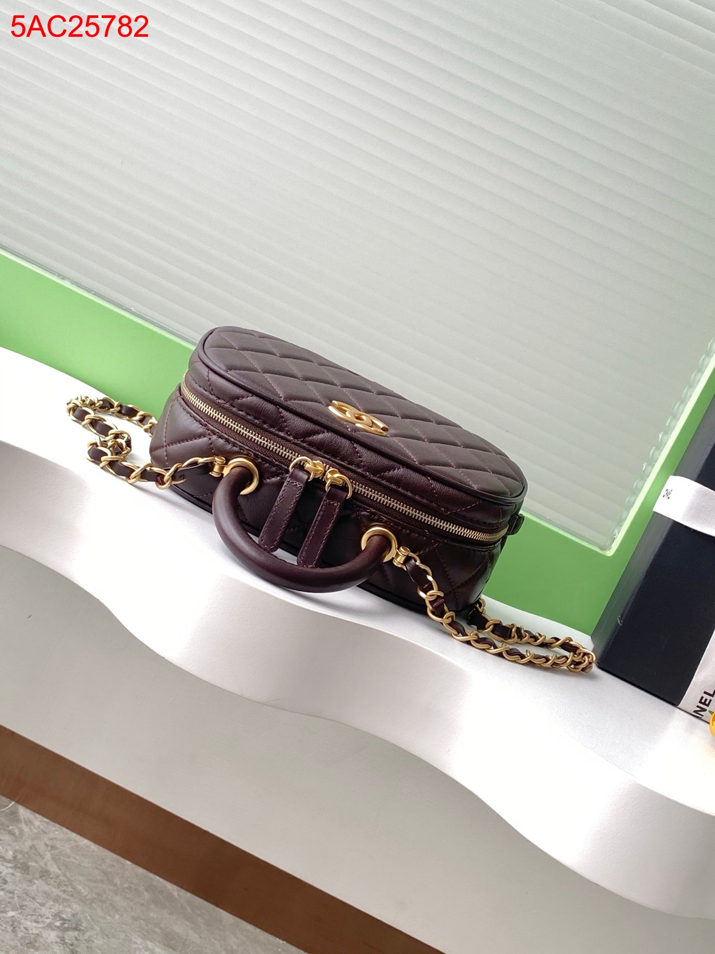 Chanel Leather Mini Bowling bag