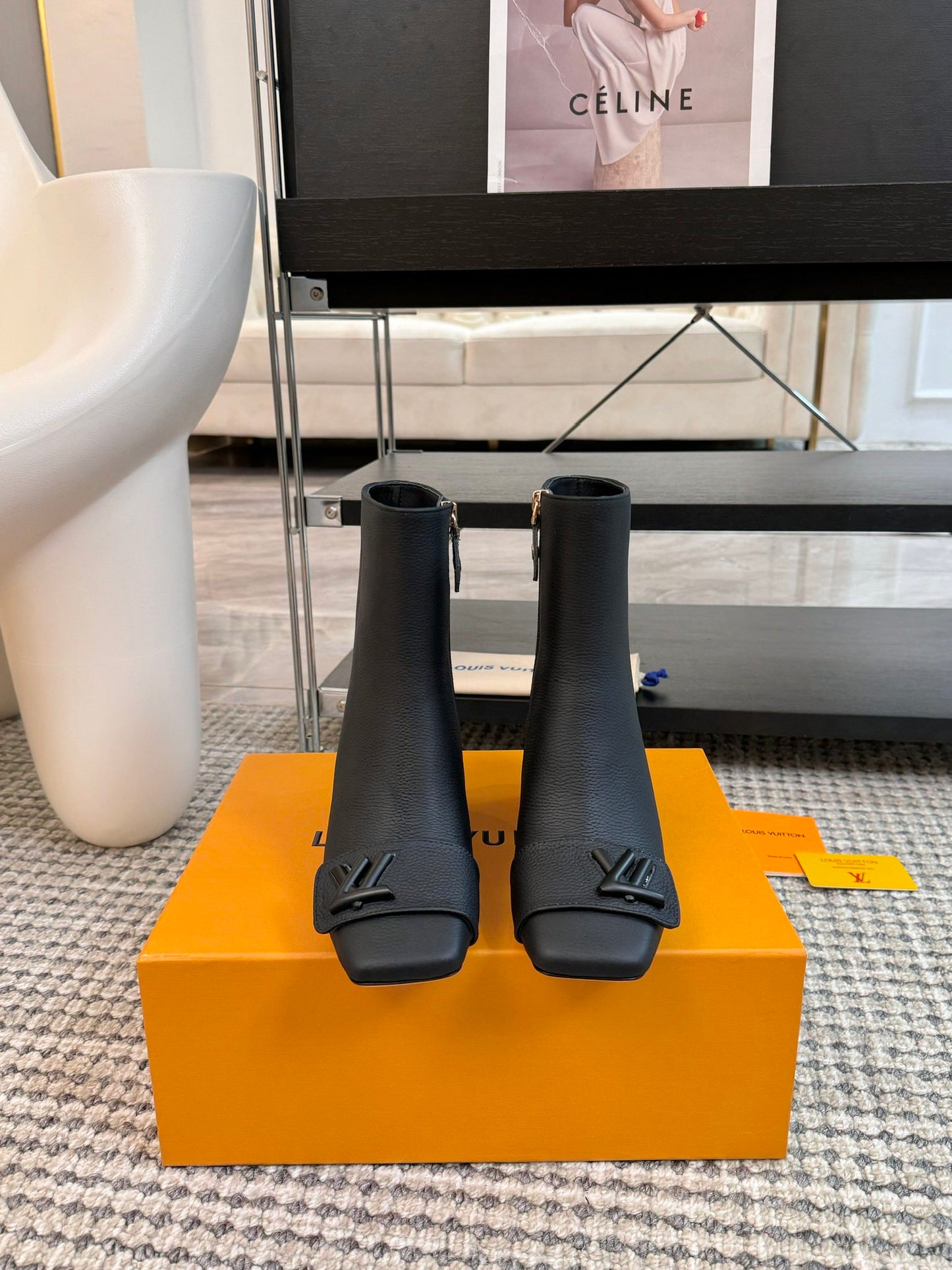 Louis Vuitton Ankle Heels Boots