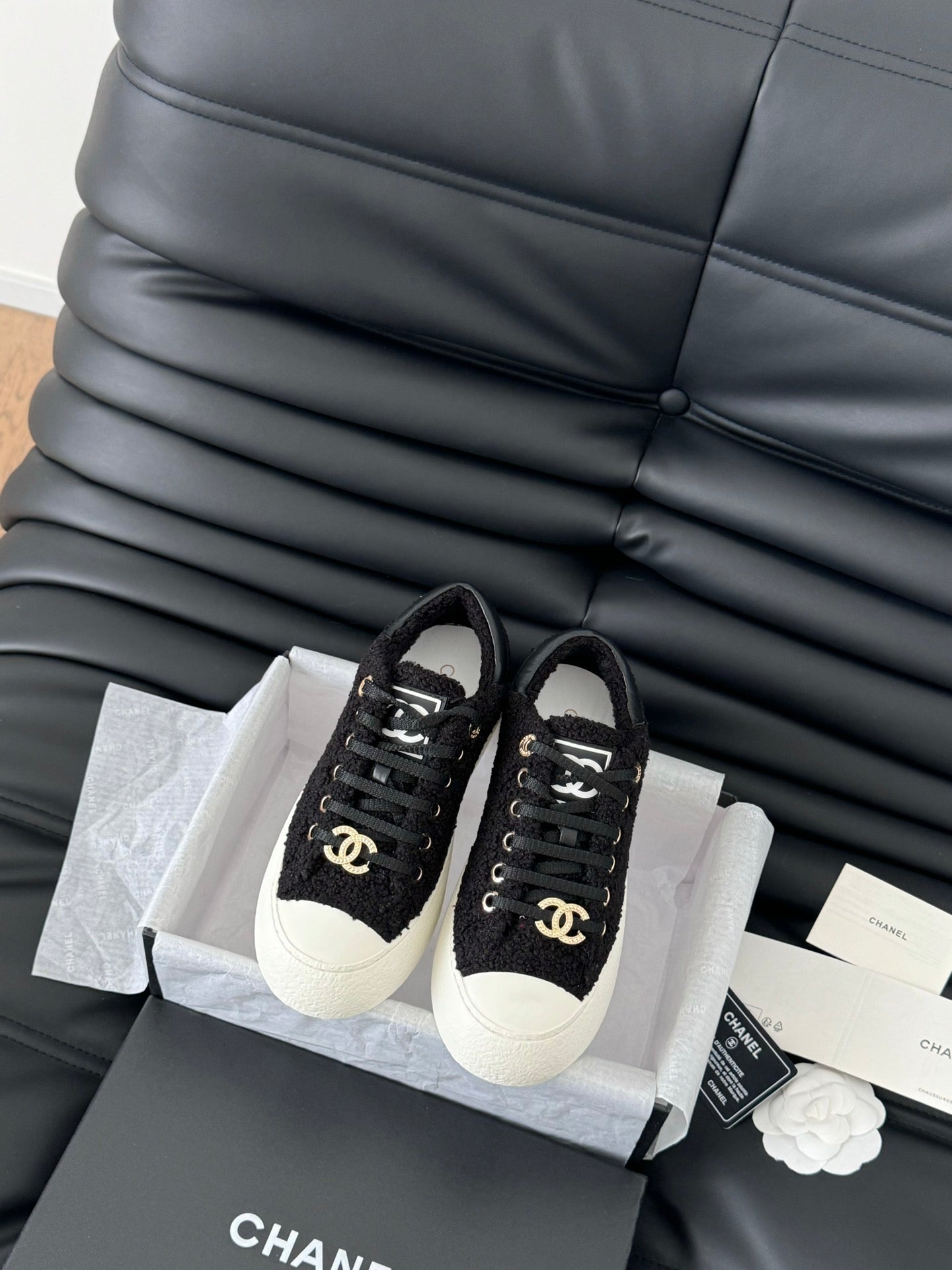 Chanel Teddy Sneakers