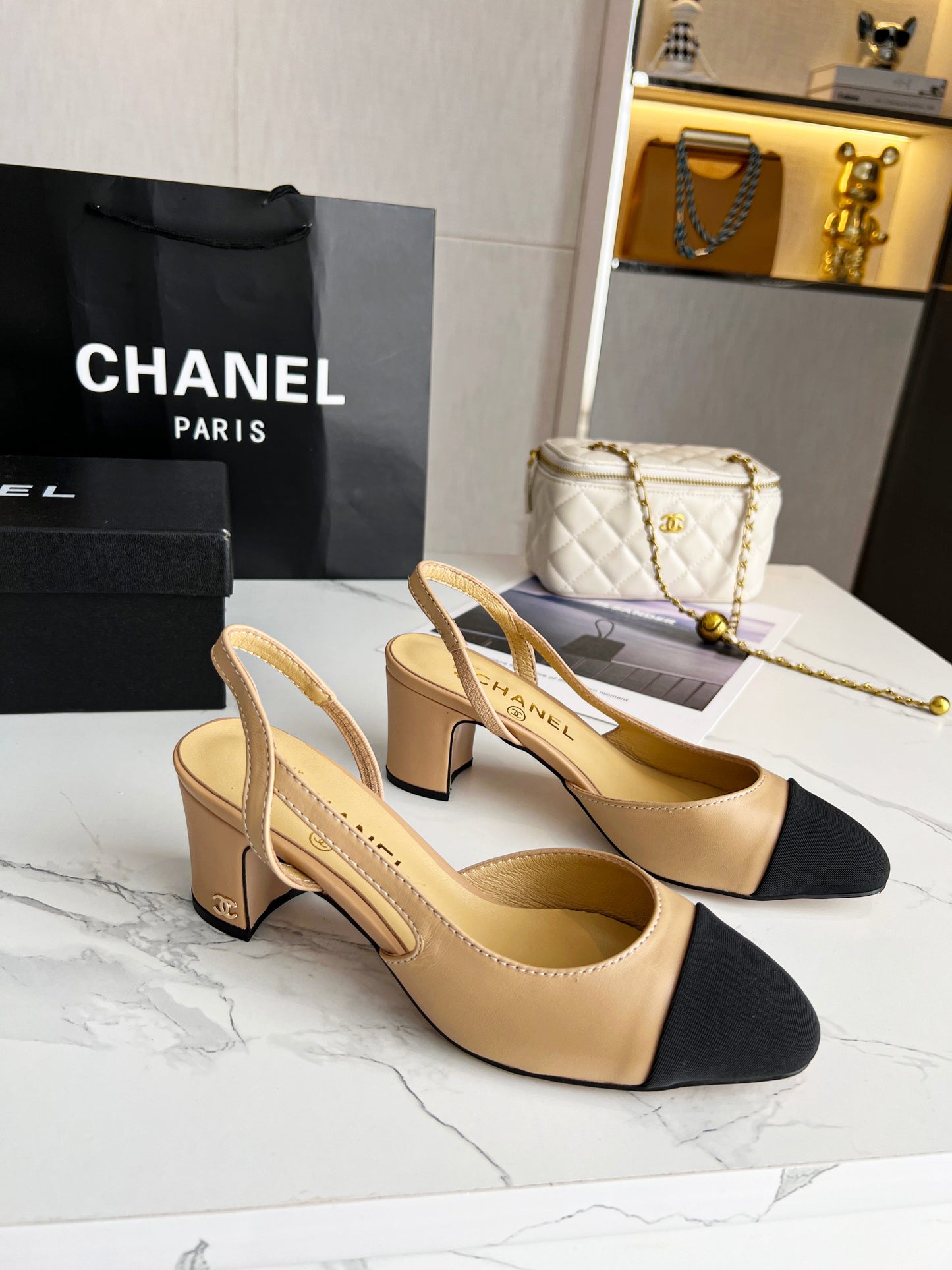 Chanel Tweed Heels