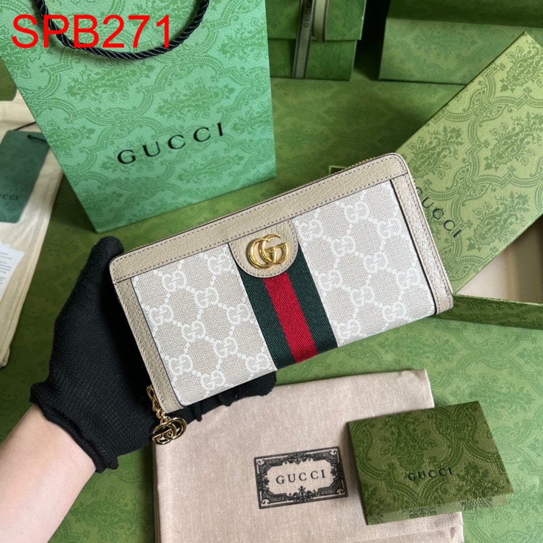 Gucci Ophidia Zip around Wallet
