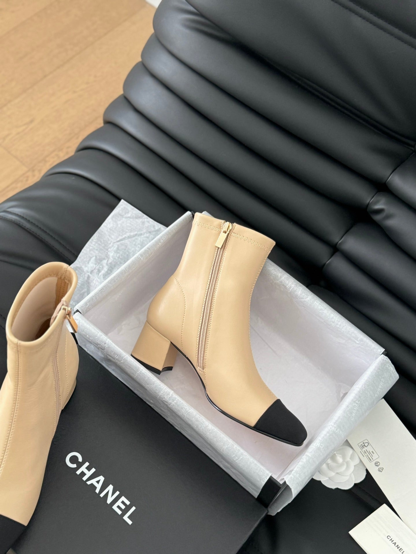 Chanel Leather Boots