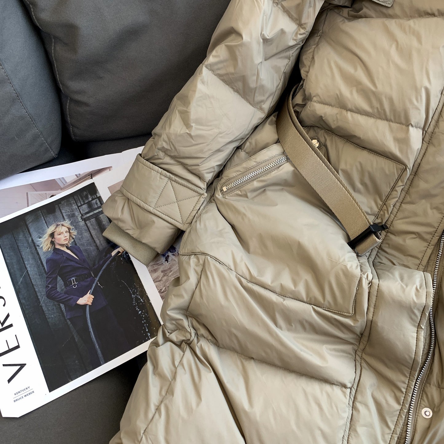 Burberry Nylon Long Coat